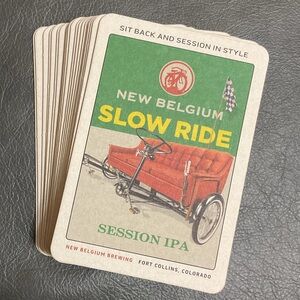 Lot of 20 New Belgium Brewing Slow Ride Session IPA Postcards